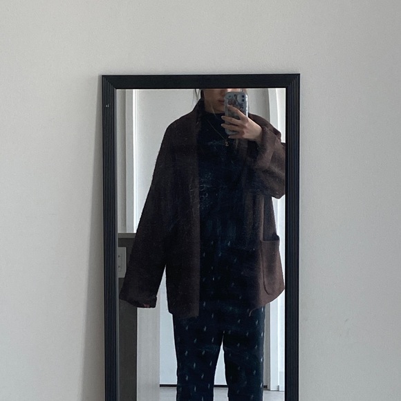 Oak and Fort Brown Knit Jacket - Picture 4 of 4